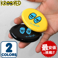 KROOKED EYES COIN POUCH （CASE） [全2色] 素材：ビニール （クルキッド・コインポーチ ケース・マーク ゴンザレス・トニー・ゲレロ・アクセサリー・ファッション小物・スケート・小銭入れ・グラフィック・メンズ）:ニジュウナナストア[27STORE]