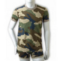 DOLCE&GABBANA[ドルチェ＆ガッバーナ]　ストレッチ クルーネックＴシャツ[迷彩柄]