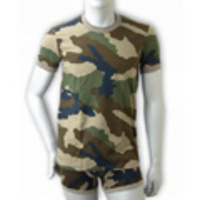 DOLCE&GABBANA[ドルチェ＆ガッバーナ]　ストレッチ クルーネックＴシャツ[迷彩柄]