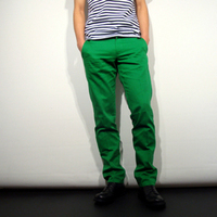 5DIA COLOR SLIM PANTS:イエロールビー[YELLOWRUBY]