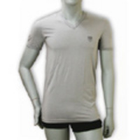 DOLCE&GABBANA[ドルチェ＆ガッバーナ]　モダール ストレッチＶネックＴシャツ[グレー]