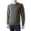 EMPORIO ARMANI[エンポリオ・アルマーニ]　ピュアカシミアクルーネックセーター[グレー]