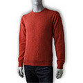 EMPORIO ARMANI[エンポリオ・アルマーニ]　ピュアカシミアクルーネックセーター[ポピーレッド]