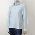 Ermenegildo Zegna[エルメネジルド・ゼニア]　長袖ポロシャツ[ベビーブルー]