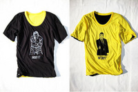 BRING ON THE NOISE ガーゼリバーシブルカットソー:アップザブラケット[UP THE BRACKET]