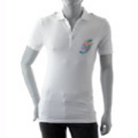 GUCCI[グッチ]　ストレッチ天竺編み ポロシャツ[ピュアホワイト]