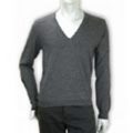GUCCI[グッチ]　Ｖネックセーター[チャコールグレー]