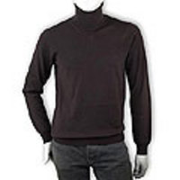 GUCCI[グッチ]　シルク混ハイネックセーター[ビターブラウン]