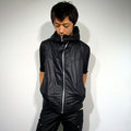 【80%OFF◆期間限定◆グランバザール】Cire NC herringbone hood vest:イエロールビー[YELLOWRUBY]