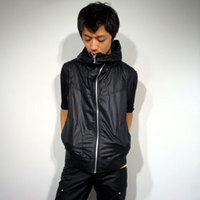 【80%OFF◆期間限定◆グランバザール】Cire NC herringbone hood vest:イエロールビー[YELLOWRUBY]