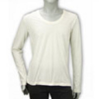 HUGO HUGOBOSS[ヒューゴ ヒューゴボス]　クルーネック長袖Ｔシャツ[クリーム]