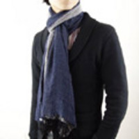 HUGO HUGOBOSS[ヒューゴ ヒューゴボス]　マフラー[インディゴブルー]