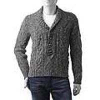 MESSAGERIE[メッサジェリエ]　プルオーバーセーター[ダークグレー]