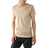 MODERN BLUE　Ｖネック インナーＴシャツ[ベージュ]