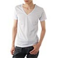 MODERN BLUE　Ｖネック インナーＴシャツ[ライトグレー]