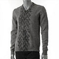 Maison Martin Margiela[メゾン・マルタン・マルジェラ] アルパカ混Ｖネックセーター[グレー]