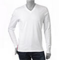 PRADA SPORT[プラダ・スポーツ]　Ｖネック長袖インターロックＴシャツ[ピュアホワイト]