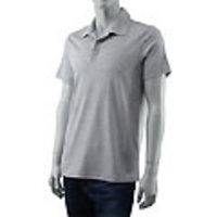 PRADA SPORT[プラダ・スポーツ]　インターロックポロシャツ[ヘザーグレー]