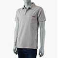 PRADA SPORT[プラダ・スポーツ]　鹿の子ポロシャツ[ペイルグレー]