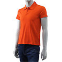 PRADA SPORT[プラダ・スポーツ]　天竺編みポロシャツ[キャロットオレンジ]