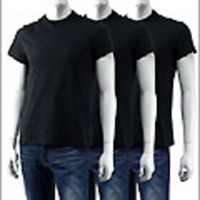 PRADA[プラダ]　クルーネックＴシャツ３枚セット[ヘザーグレー]