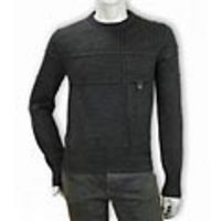 PRADA[プラダ]　クルーネックセーター[カーボンブラック]