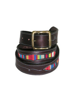 FUNDAMENTAL AGREEMENT LUXURY/ LEATHER RAINBOW BELT【BROWN】:リフレクトトヨハシ[REFLECT TOYOHASHI]