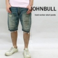 JOHNBULL【ジョンブル】ワードワーカーデニムショートパンツ（ショーツ・ハーフパンツ）