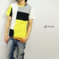 JOHNBULL【ジョンブル】半袖Ｔシャツ「パネルデザイン」【タイムセール】