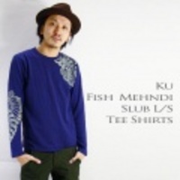 KU【空】クウスラブ長袖 Tシャツ【送料無料】