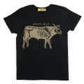 LESSTHAN (レスザン) DRINK MILK Tシャツ(Black) LTS09A03