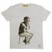 LESSTHAN (レスザン) ハーモニカマン Tシャツ(White) LTS09A05