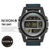 NIXON ニクソン リストウォッチ THE UNIT ALL BLACk NYLON A1971148 7V9216