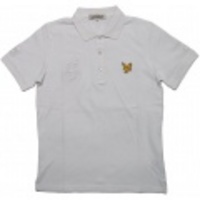 LYLE&SCOTT ポロシャツ-モノトーン盾エンブレム(White) LSA-10S-PL02