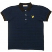 LYLE&SCOTT ポロシャツ-楽譜デザイン(Dark Blue) LSA-10S-PL08