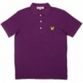 LYLE&SCOTT ポロシャツ-定番ポロシャツ(Purple) LSA-10S-PL01