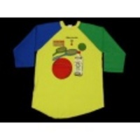 L★古着7分丈Tシャツ 80年代 テニス、酒 黄他