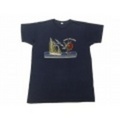 L★古着Tシャツ 80年代　ヨット Ocean City　紺