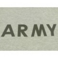 L★古着Tシャツ ARMY リフレクター グレー霜降