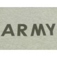 L★古着Tシャツ ARMY リフレクター グレー霜降