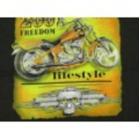 L★古着Tシャツ バイクウィーク スカル 黒