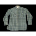 L★古着ウールシャツ 80年代 グレーチェック