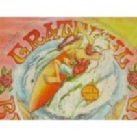 L★古着サーフTシャツ90sグレイトフルデッド風タイダイ