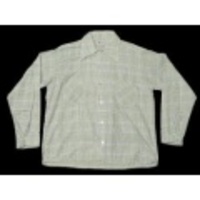 L★古着シャツ 70年代 薄水色他チェック