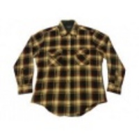 L★古着シャツ 80年代 ビックヤンク 黒他チェック