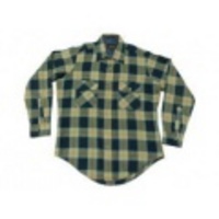 L★古着シャツ 80年代 紺×グレーチェック