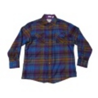 L★古着シャツ 90年代 紫×青他