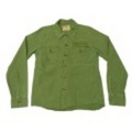 L★古着シャツ ホリスター ミリタリー 緑