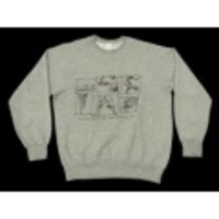 L★古着スウェット 70年代 スポーツ グレー霜降
