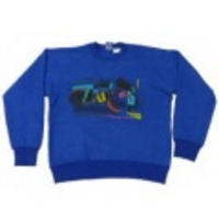 L★古着スウェット 80年代 OP TUBES 青